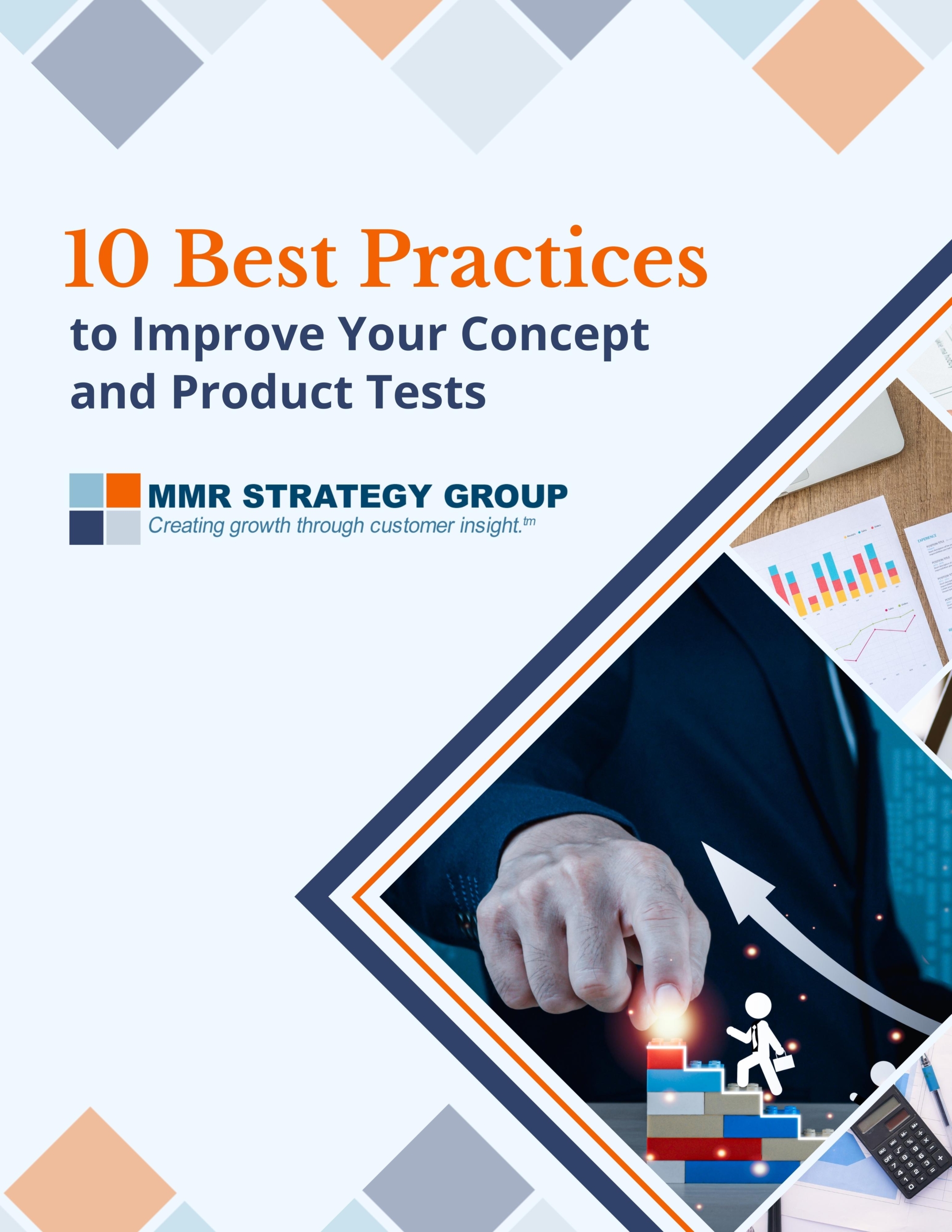 10 Best Practices to Improve Your Concept & Product Tests white paper cover