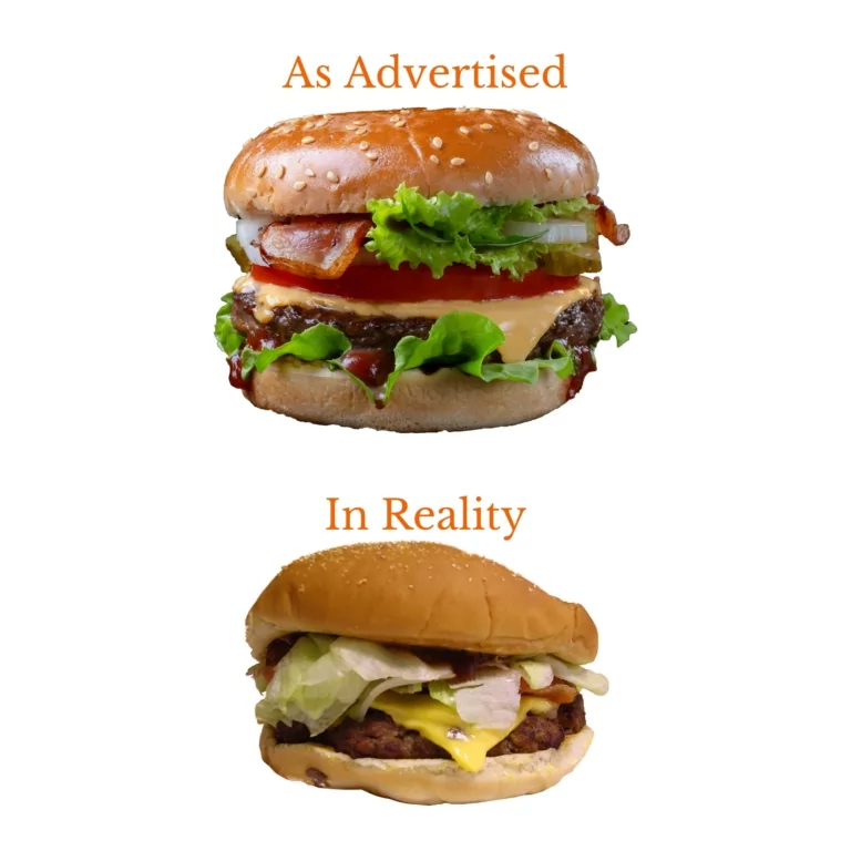 Burger False or Deceptive Advertising