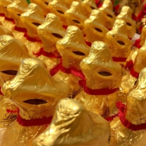 Inside European Confectioner Trademark Infringement: Battle Bunnies Lindt Gold Bunnies Image