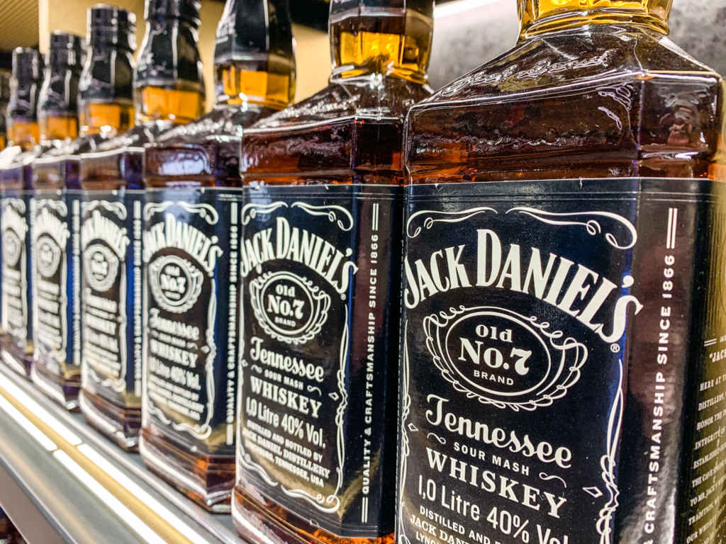 Supreme Court Concurrence Raises Potential Concern About Permission Questions in Likelihood of Confusion Surveys, Jack Daniels bottles