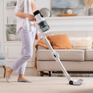 NARB Issues Decision Clarifying Claims in Hairy Situation between Dyson and Shark, woman vacuuming